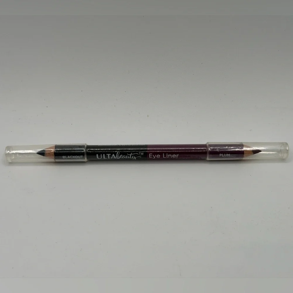 Ulta Purple Makeup Bag With Ulta Eye Liner And Wet n Wild Pink Lipstick - New